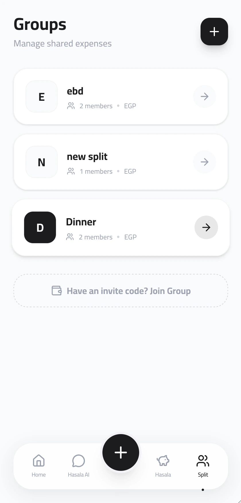 Track groups