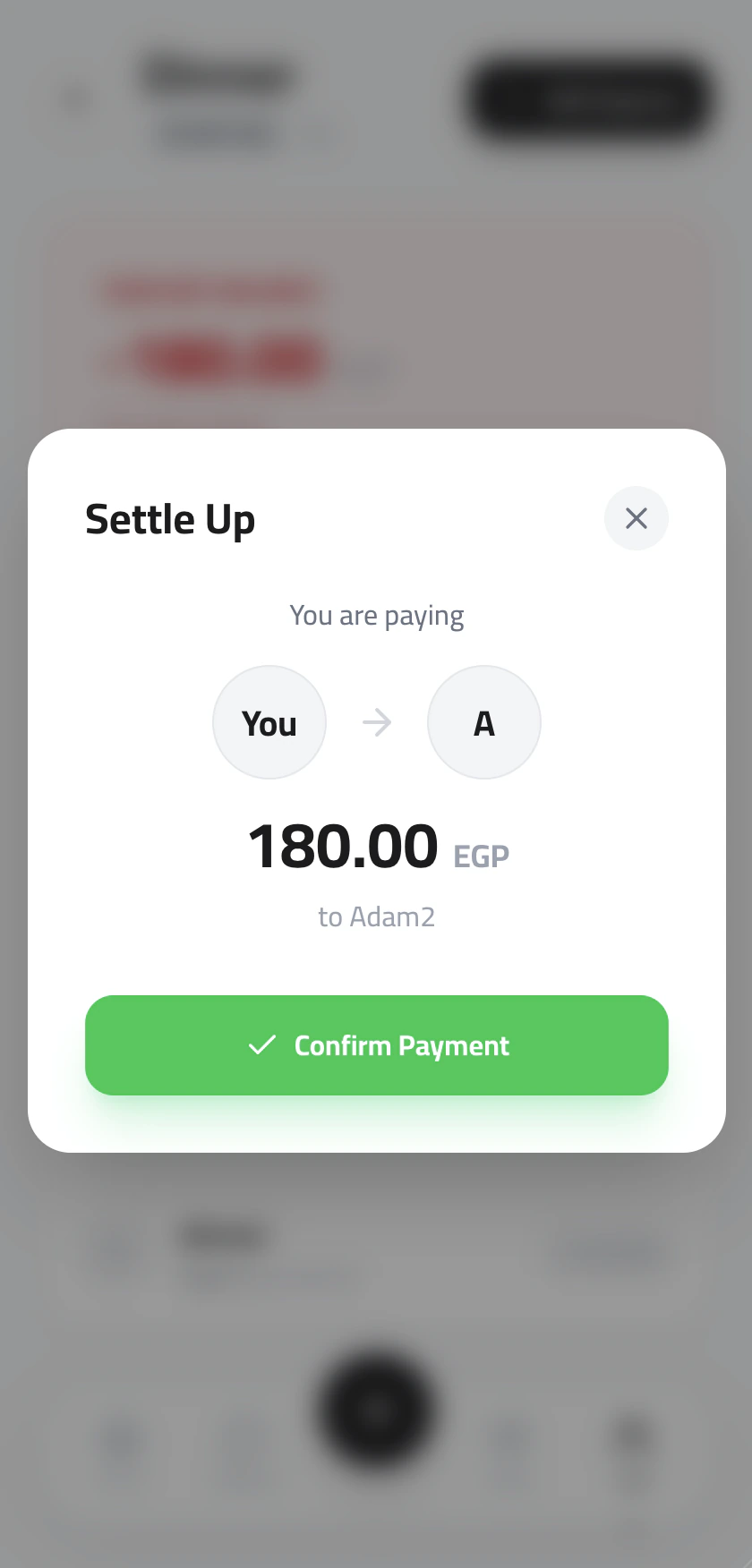 Settle up
